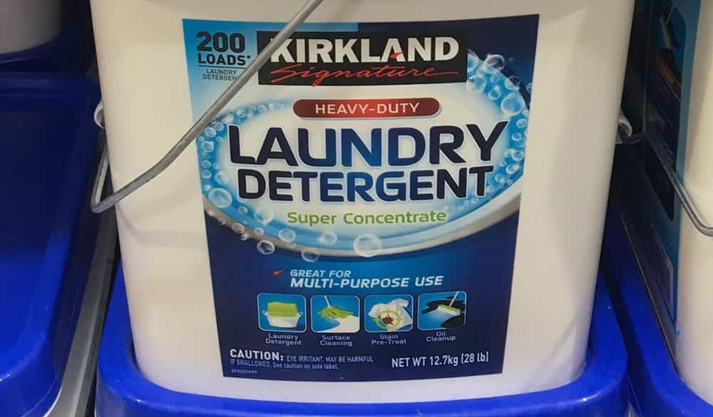 Kirkland powder laundry detergent