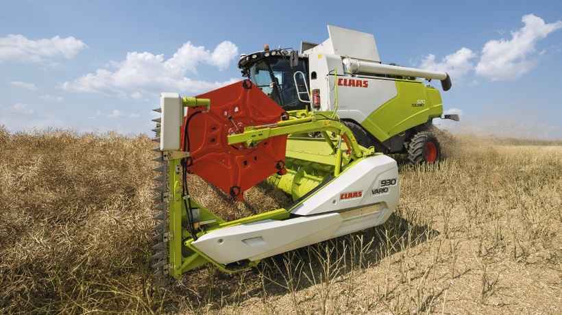 Tractor drawn combine harvester for sale