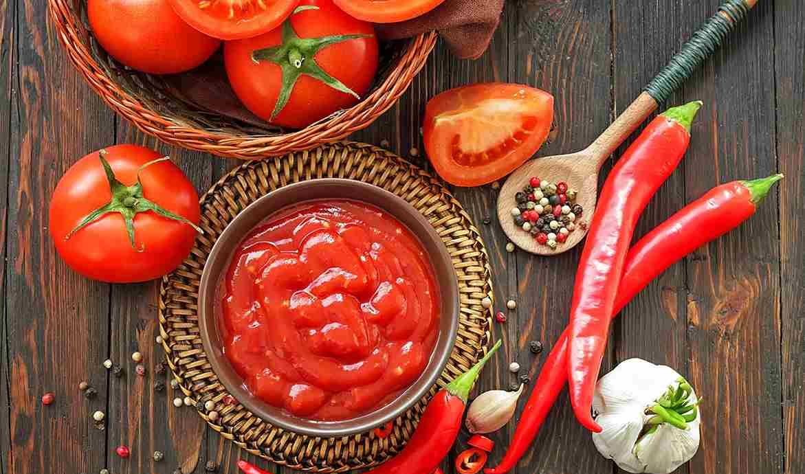 Freeze tomato paste