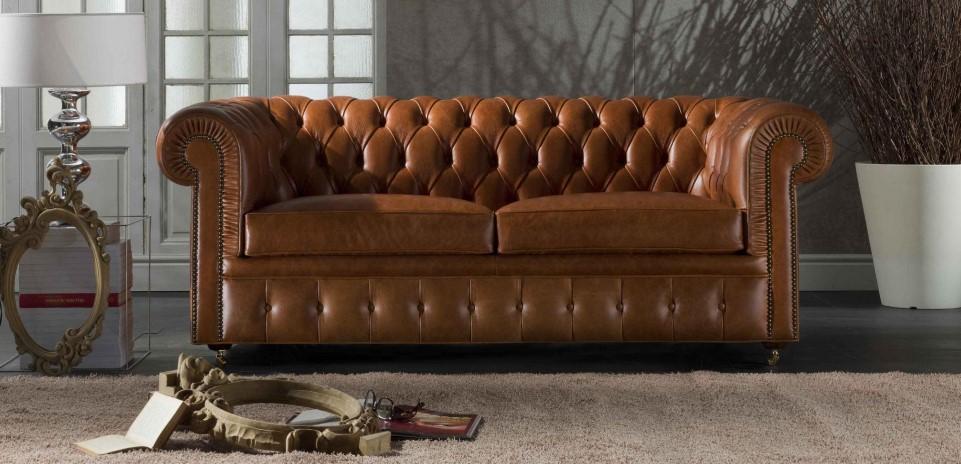 leather chesterfield sofa second hand