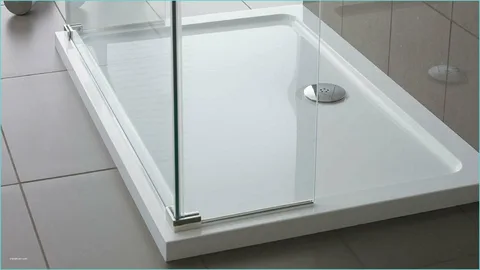 Low profile shower tray installation