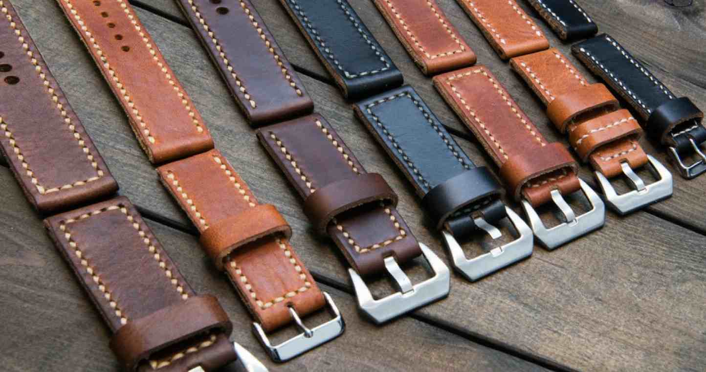 men's leather watch straps