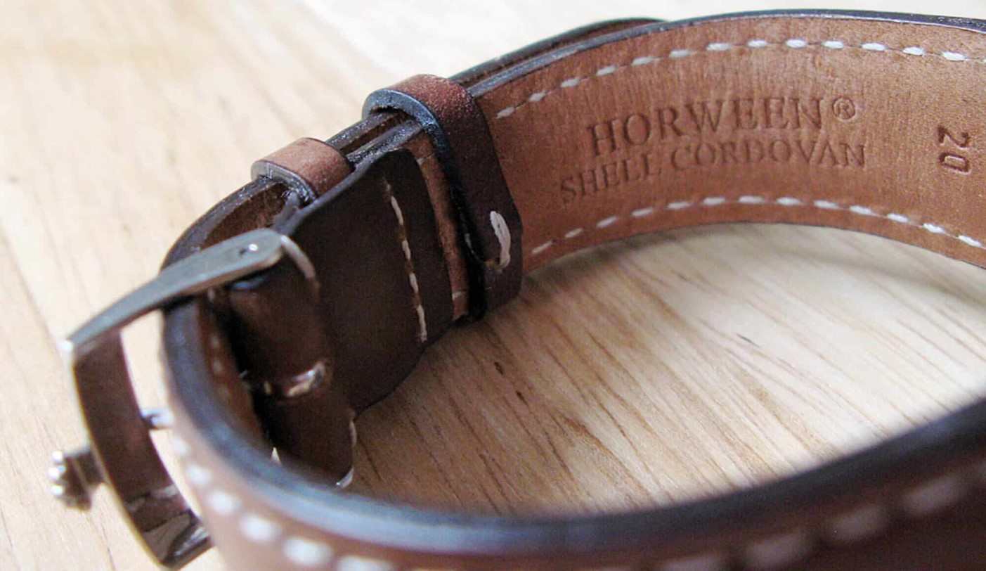 condition leather watch strap