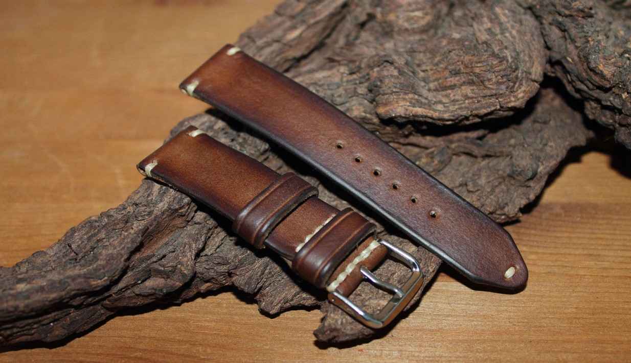 clean leather watch strap
