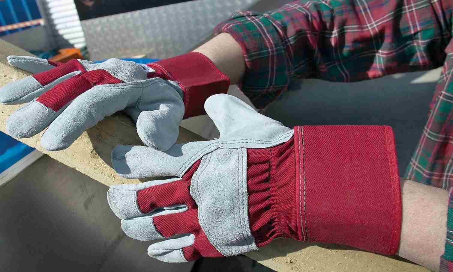 cowhide leather gloves medium