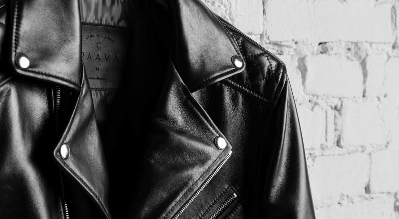 cowhide leather bomber jacket
