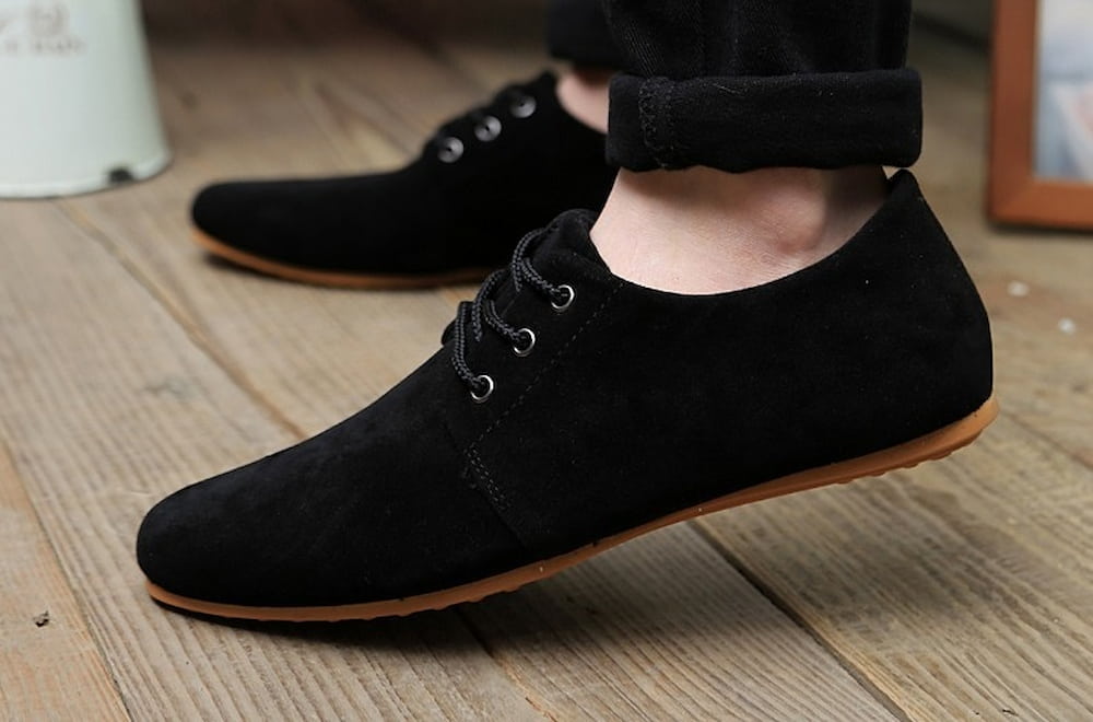 Buy black derby leather shoes + best price - Arad Branding
