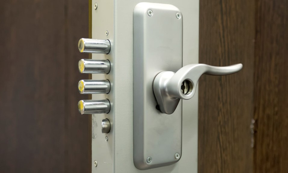 Anti theft door security system