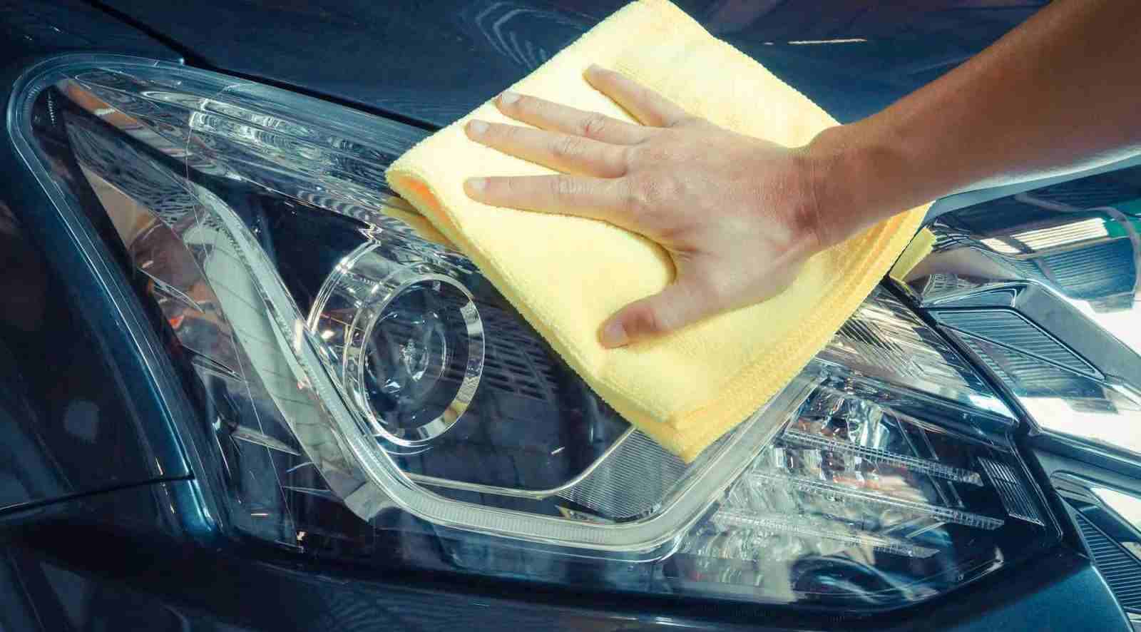 How to clean plastic headlights with household items