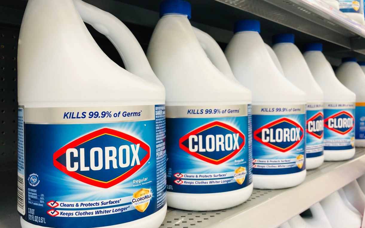 clorox bleach ingredients percentage