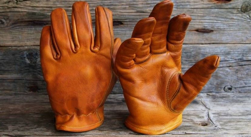 cowhide leather gloves