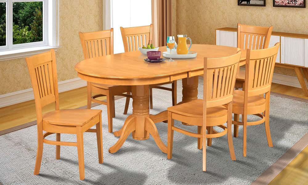 8 chair round dining table