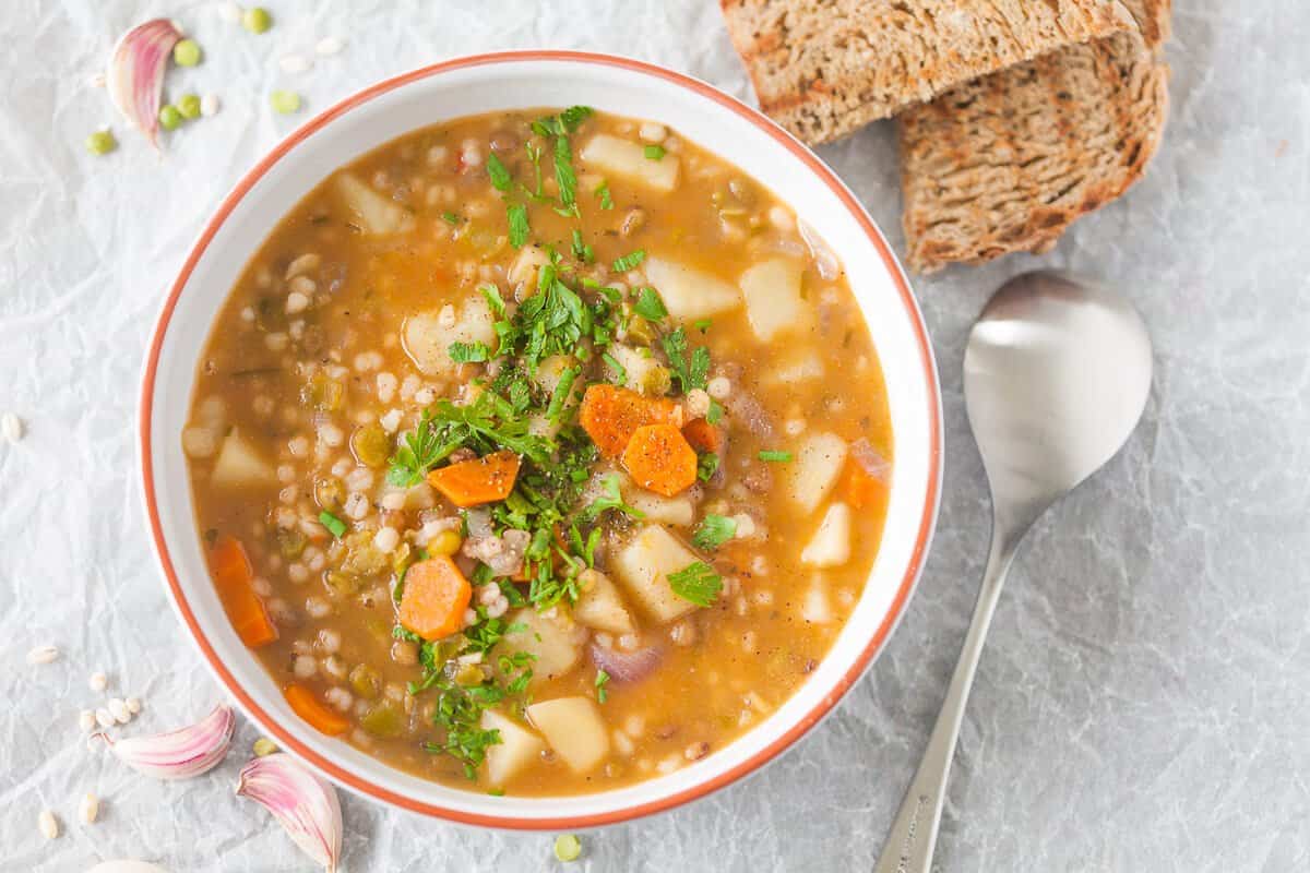 recipe for vegetable barley soup
