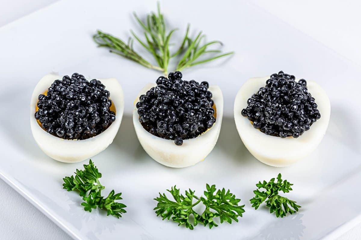 Caviar service