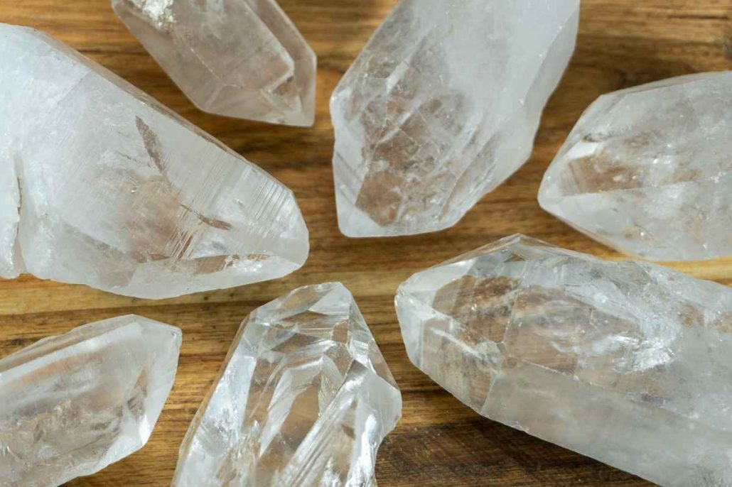 natural fluorite quartz crystal stone