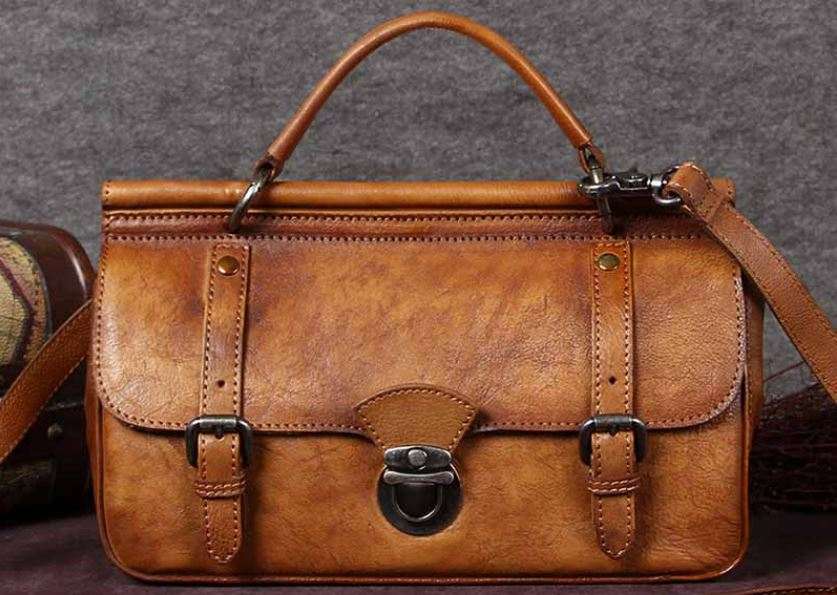 genuine cowhide leather handbags
