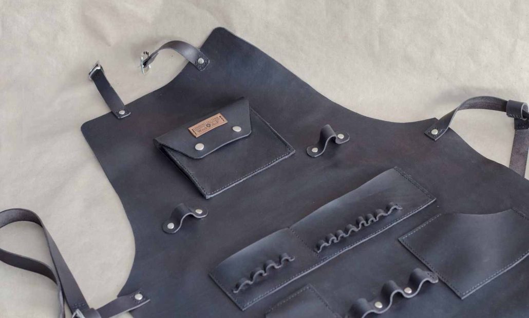 cow floater leather apron 1