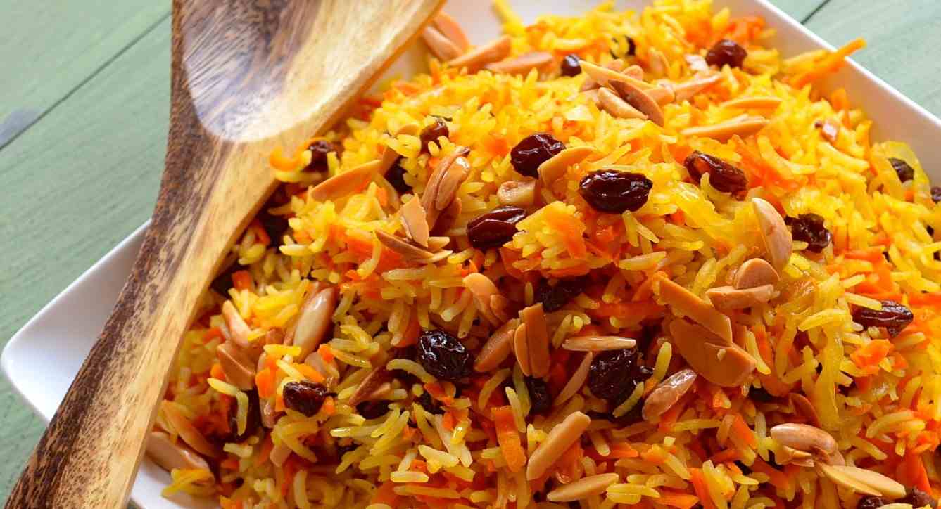 Basmati rice with raisins