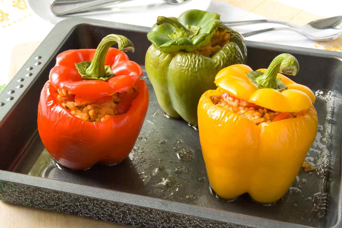 stuffed bell pepper recipe vegetarian
