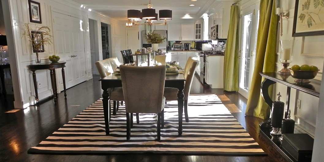 dining table rug