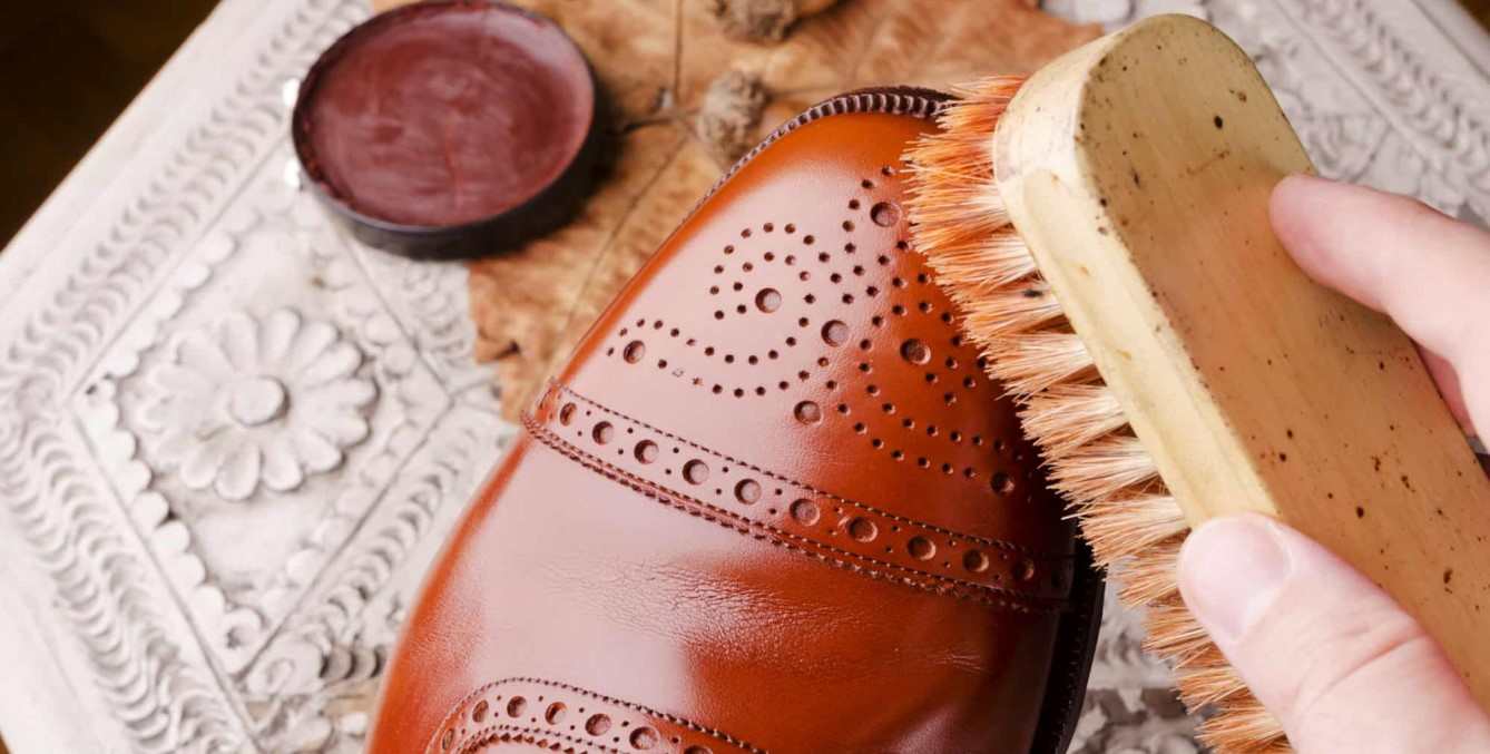 leather shoes pineapple