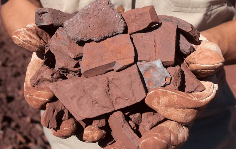 What is iron ore used for