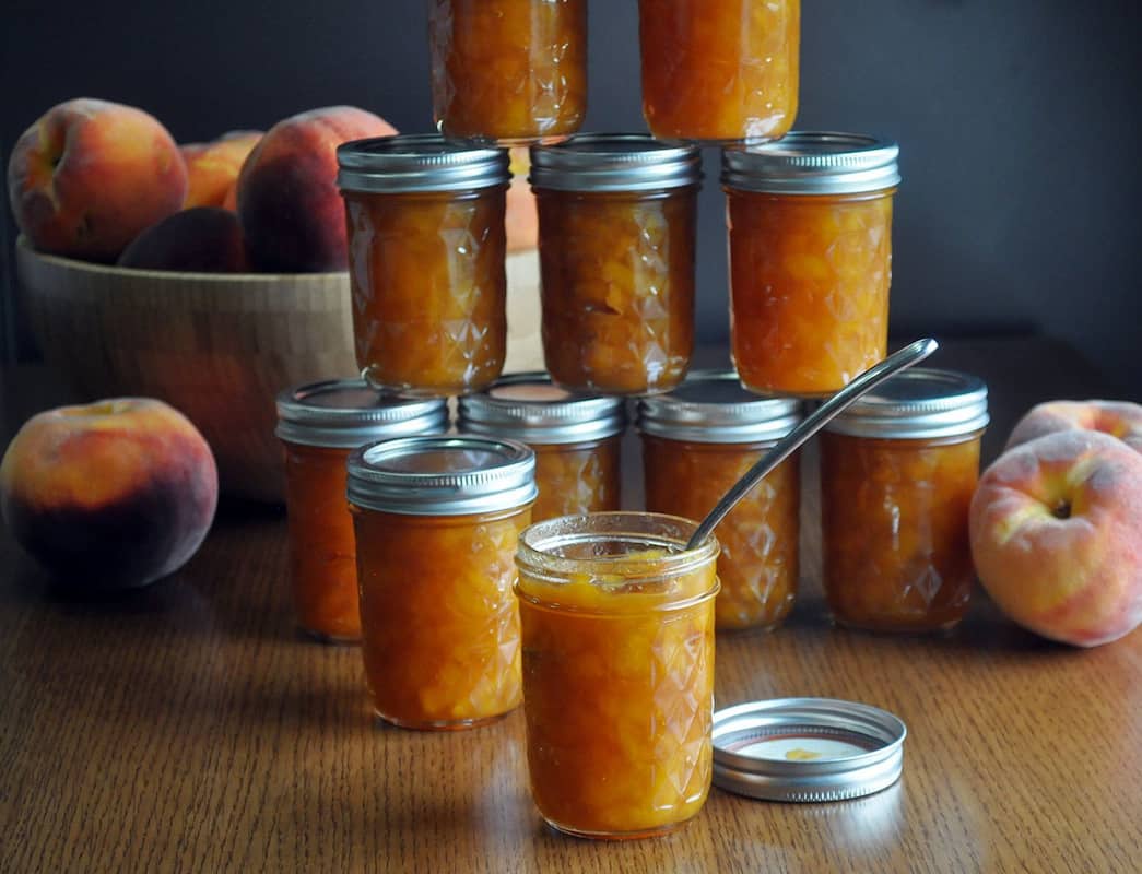 types of canned peaches