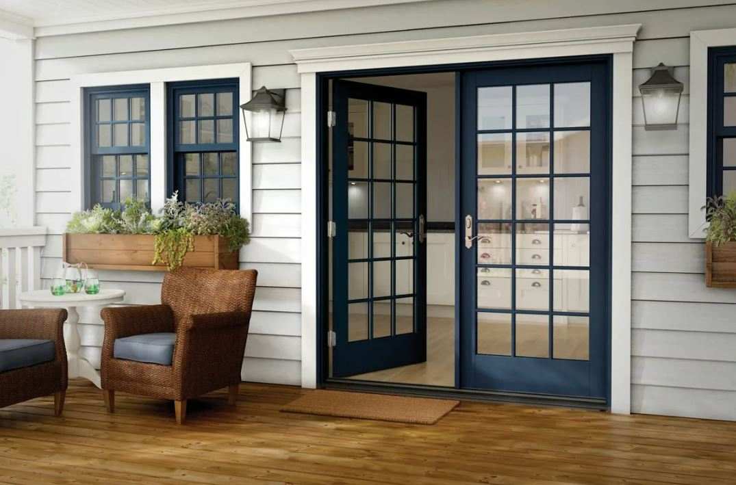 French chic paint for upvc doors