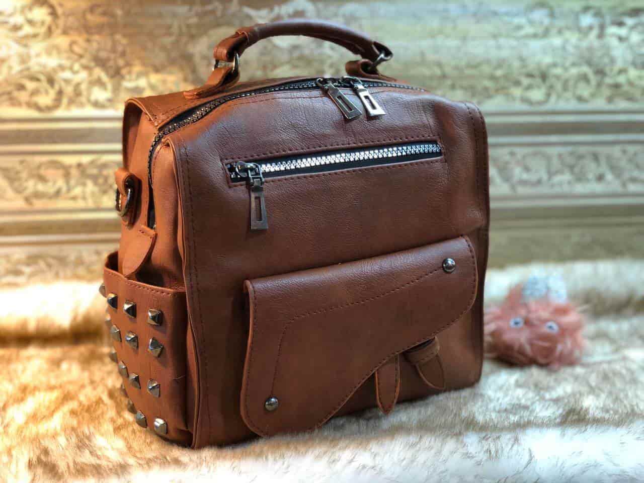 Leather backpack sale