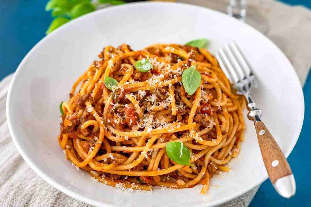 spaghetti sauce recipe meat tomato - Arad Branding