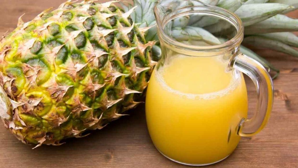 Upside Down Pineapple Drink