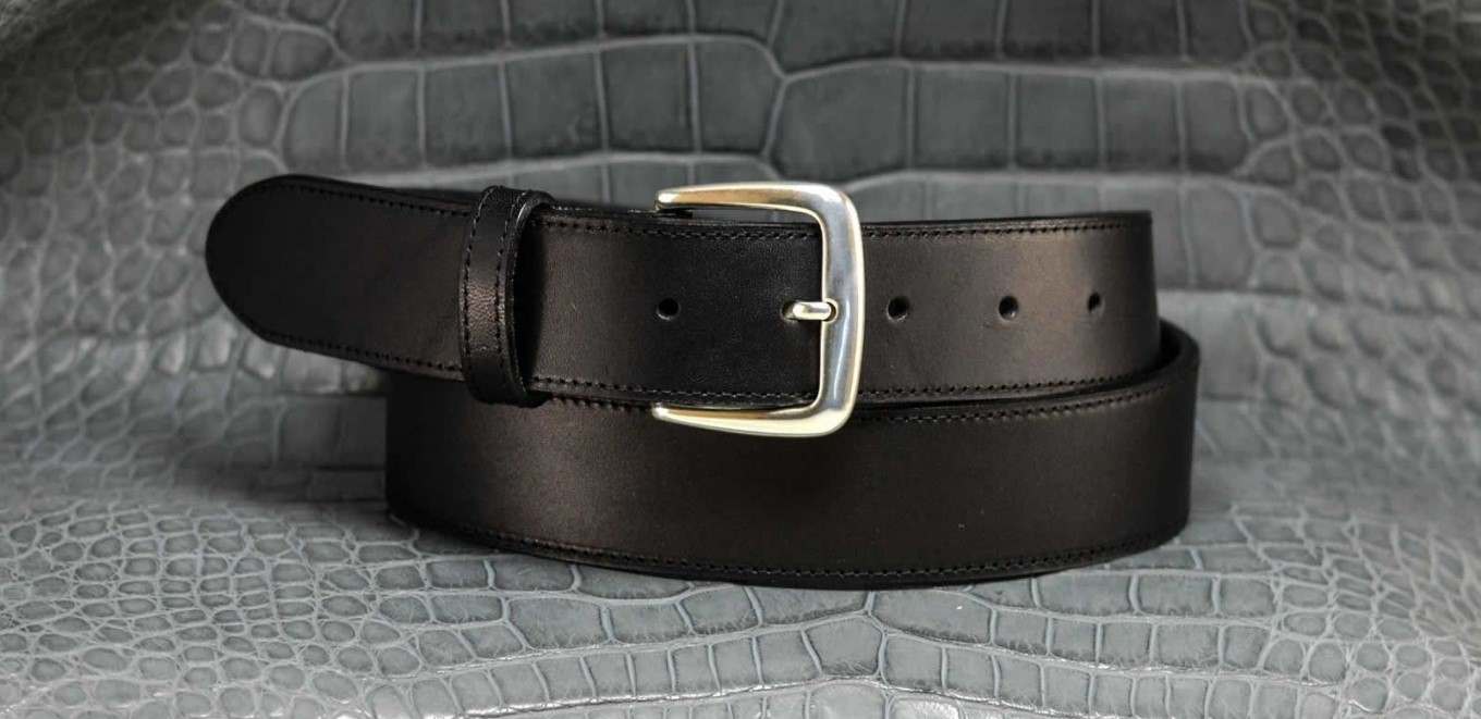 Real Full Grain Leather Belt Men | great price - Arad Branding