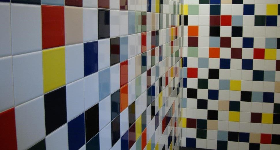 Colorful tiles for floor