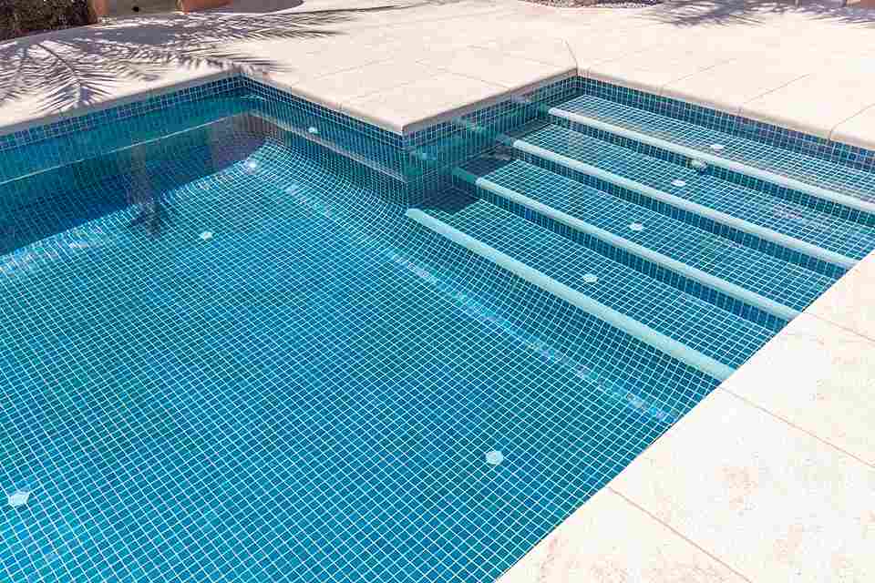 Waterline pool tiles