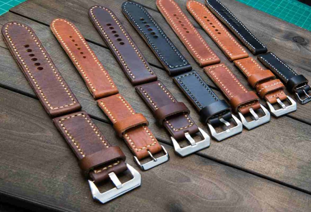 types of leather watch straps