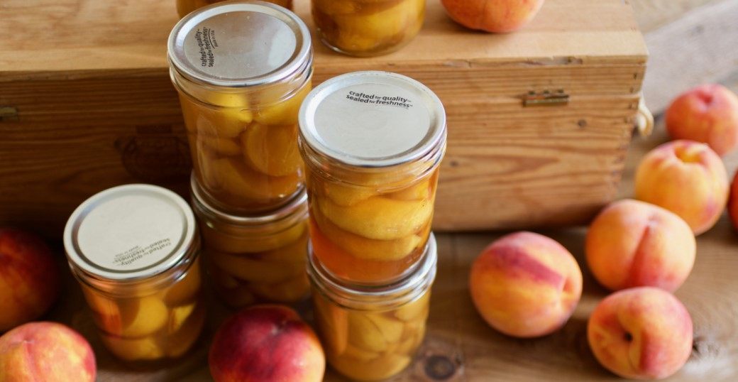 Canning peaches extra light syrup