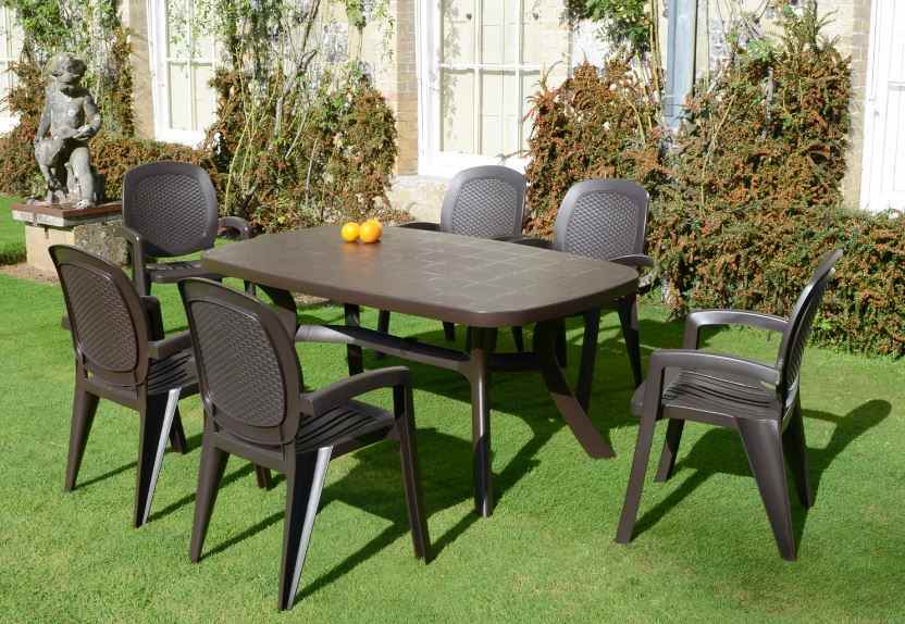 Cheap plastic garden tables and chairs