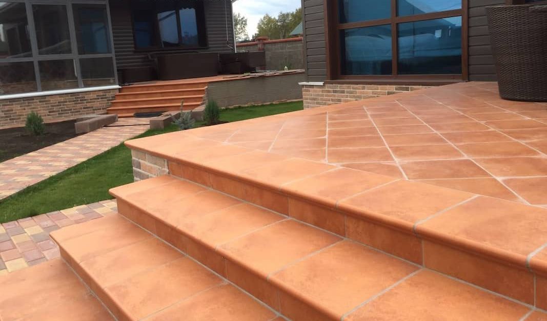 non slip outdoor tiles for steps