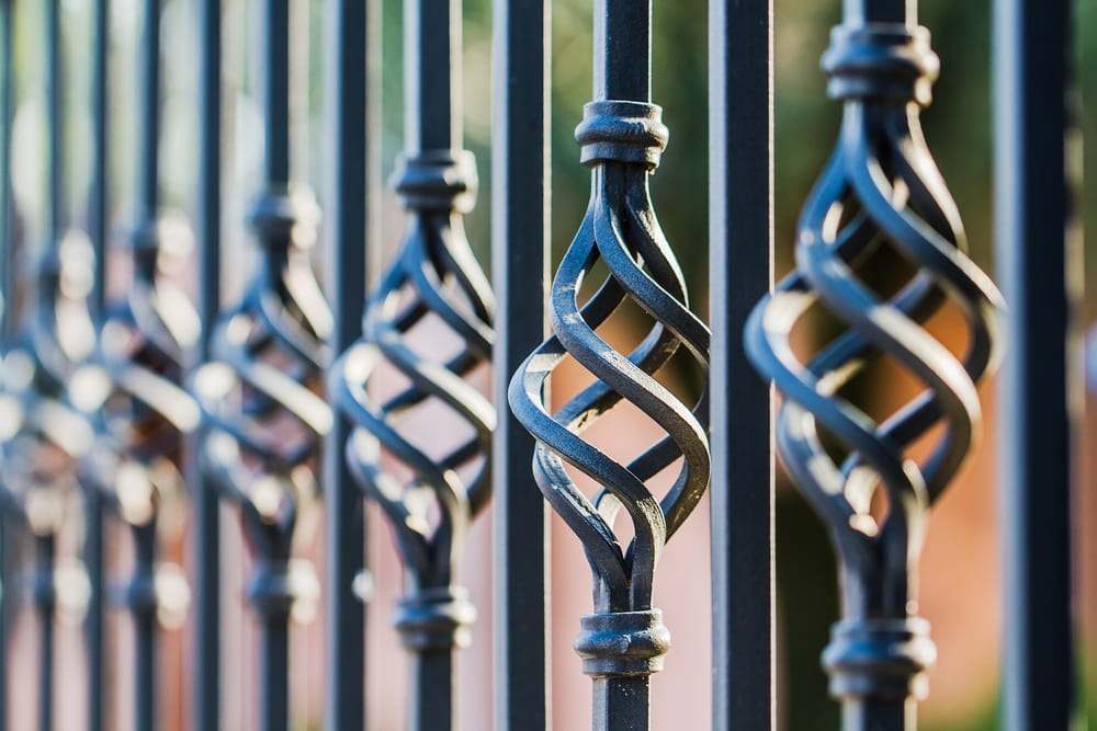 wrought iron gate toppers