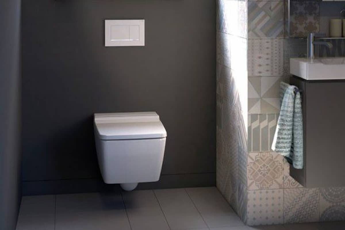 wall hung toilet with tank