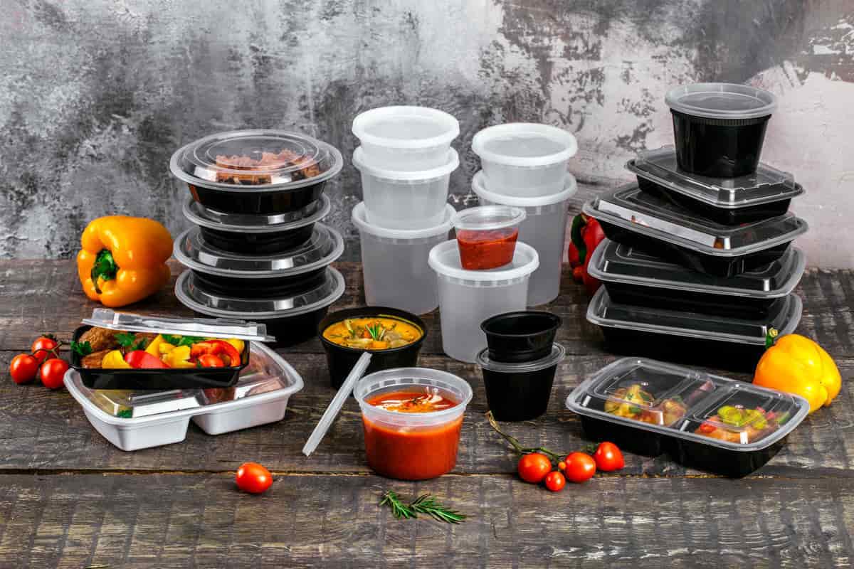 disposable catering suppliers food grade container wholesale food service  to go containers