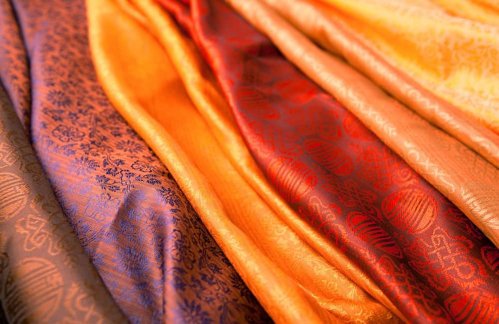 Types of silk fabric