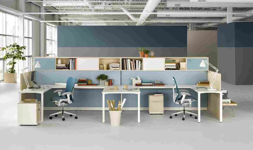 Different types of office furniture