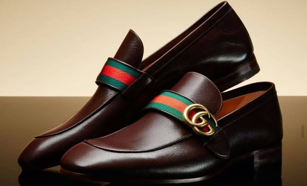 Sædvanlig konsol privatliv Well Crafted Gucci Leather Shoes | great price - Arad Branding