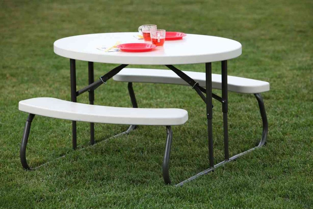 Lifetime plastic tables and chairs