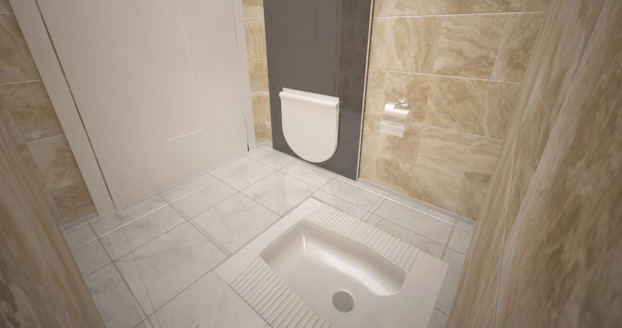 modern squat toilet design
