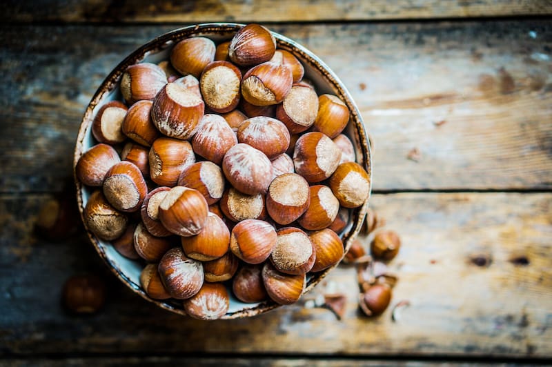 Hazelnuts can help with anemia