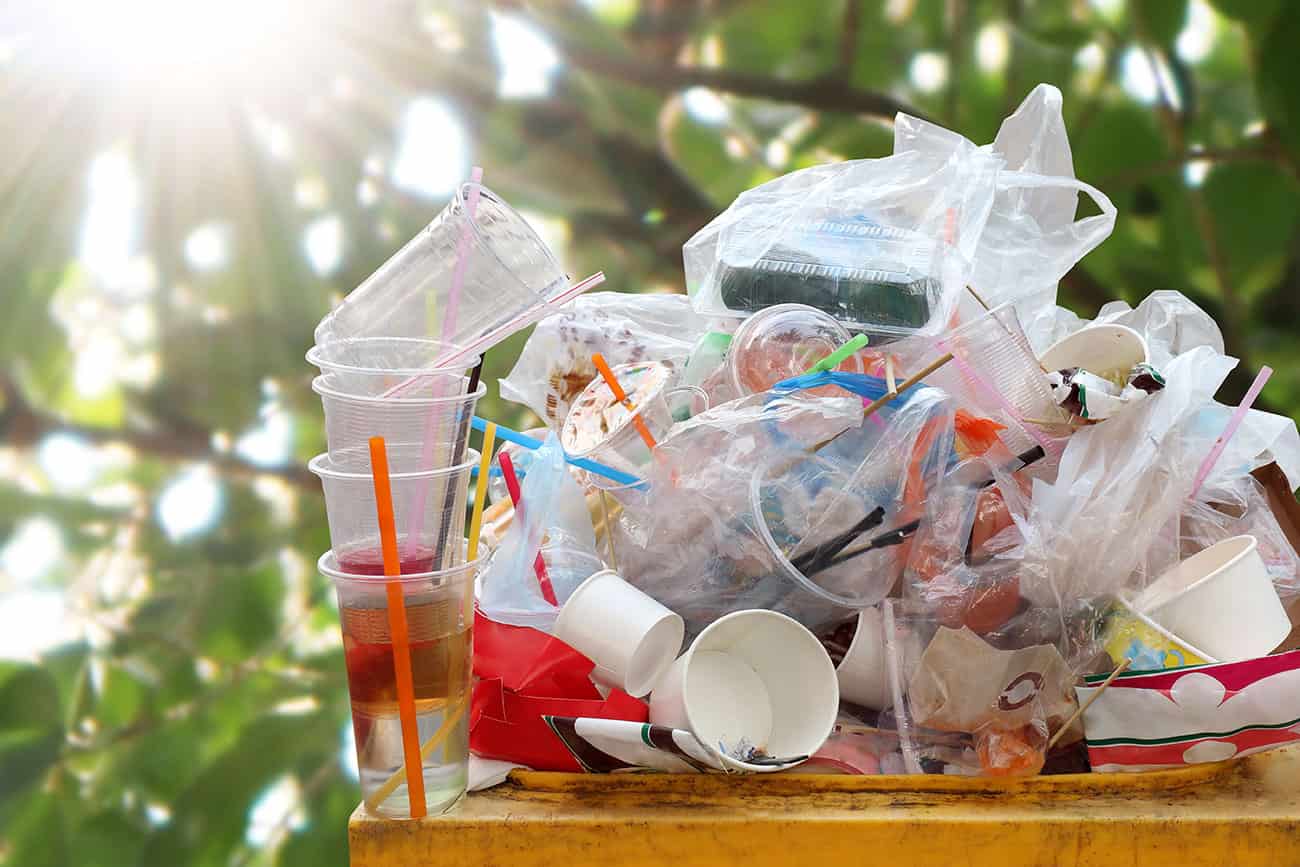 Household plastic waste