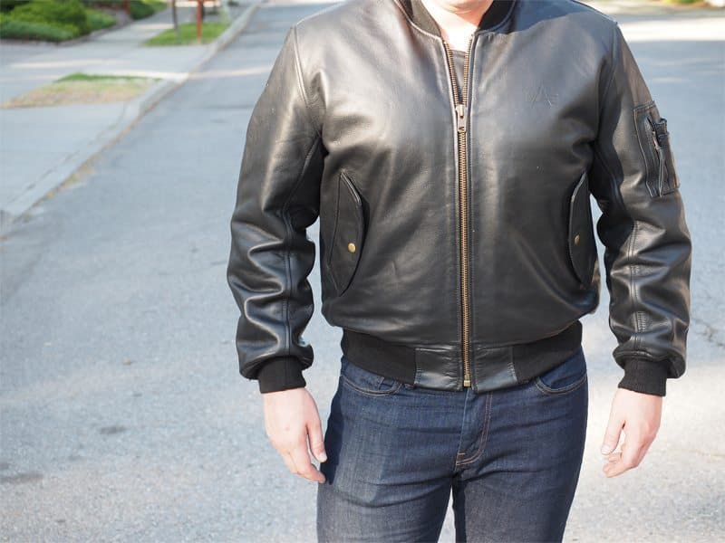 real leather jacket with hood