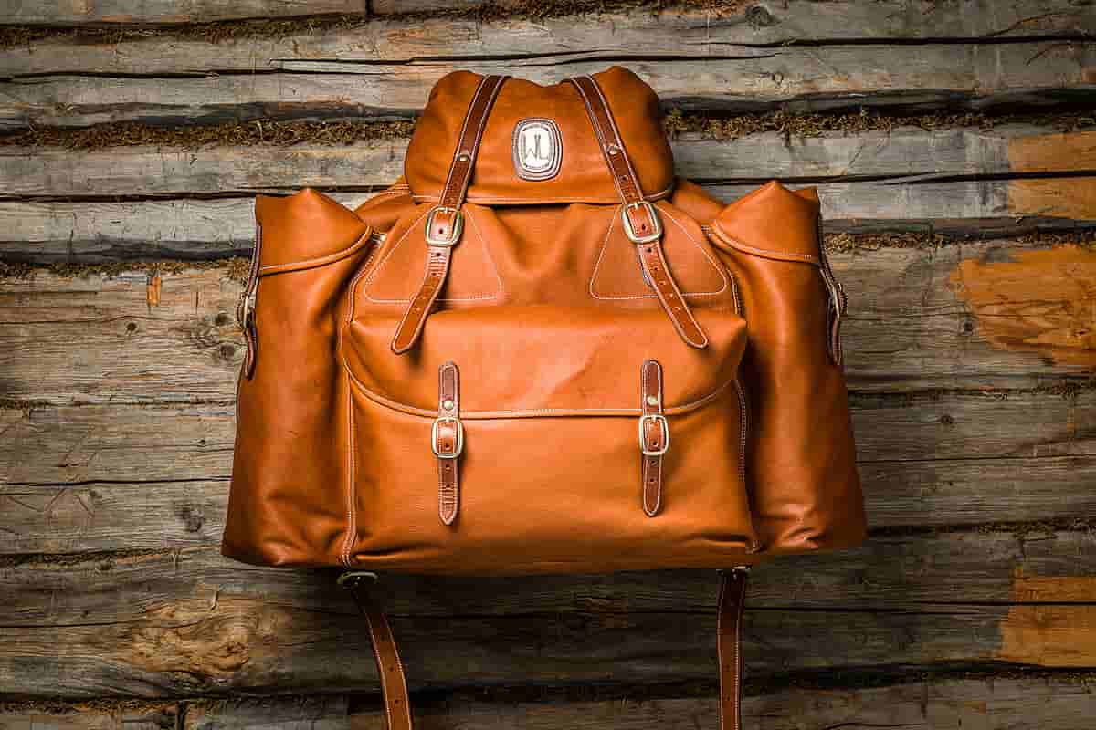Cheap leather backpack